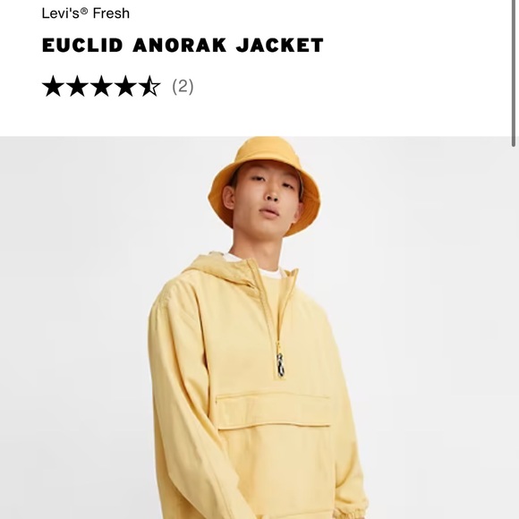 Levis Euclid Anorak Jacket - Picture 2 of 4
